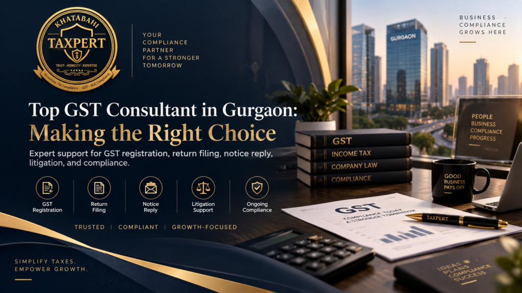 Top GST Consultant in Gurgaon