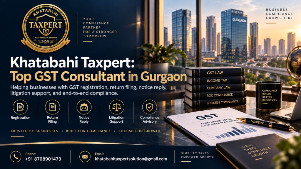 Top GST Consultant in Gurgaon