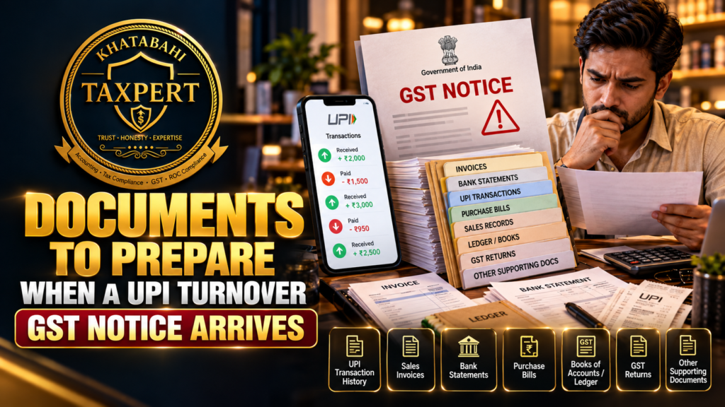 UPI Transactions & GST Notices in 2026: What Gurgaon Shopkeepers Must Know